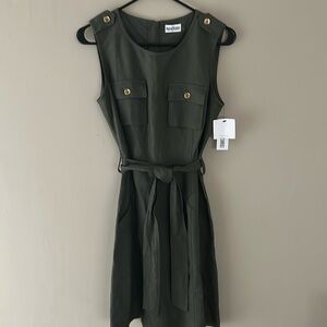 NWT Marvin Richard’s Linen Blend Sleeveless Dress